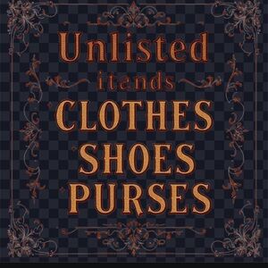 Live show Purchase! 
💙 Various Brand 
      Clothes 
     Shoes & Purses